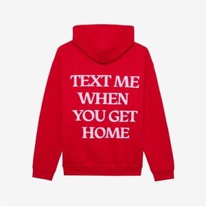 Lonely Ghost 'TEXT ME WHEN YOU GET HOME' Hoodie
